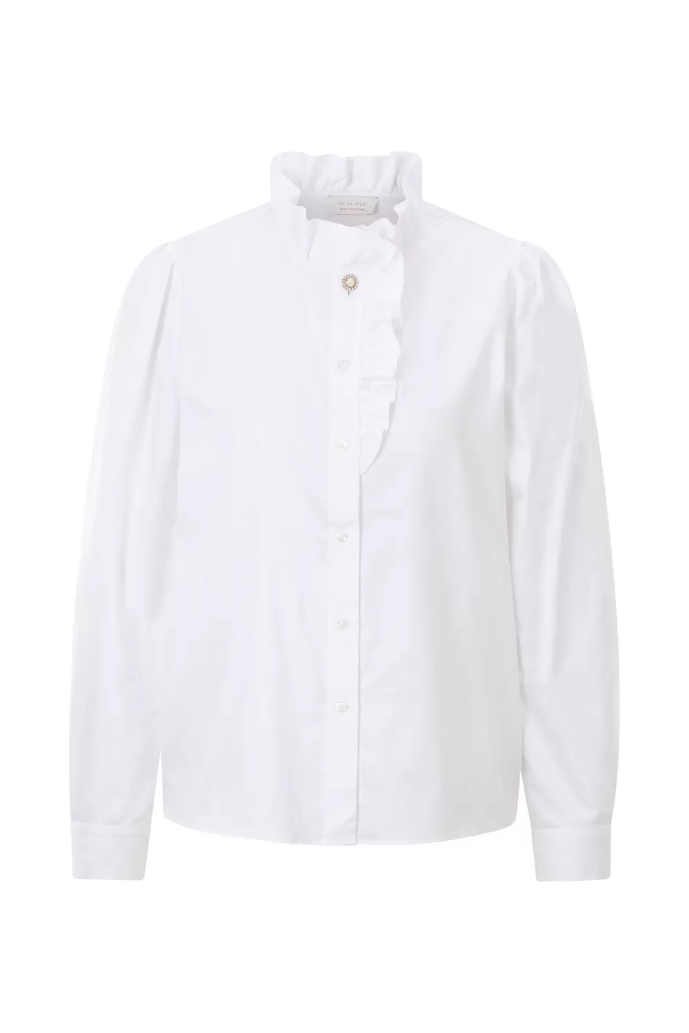 Romantic cotton blouse female