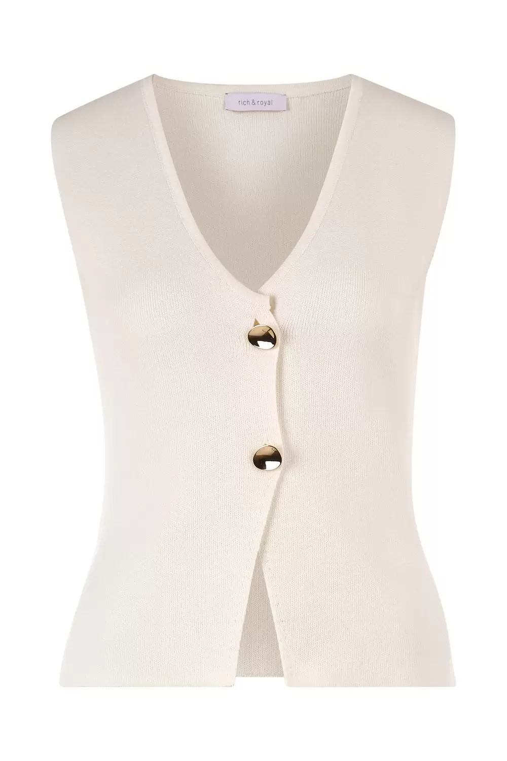 Knit Asymmetric Vest
