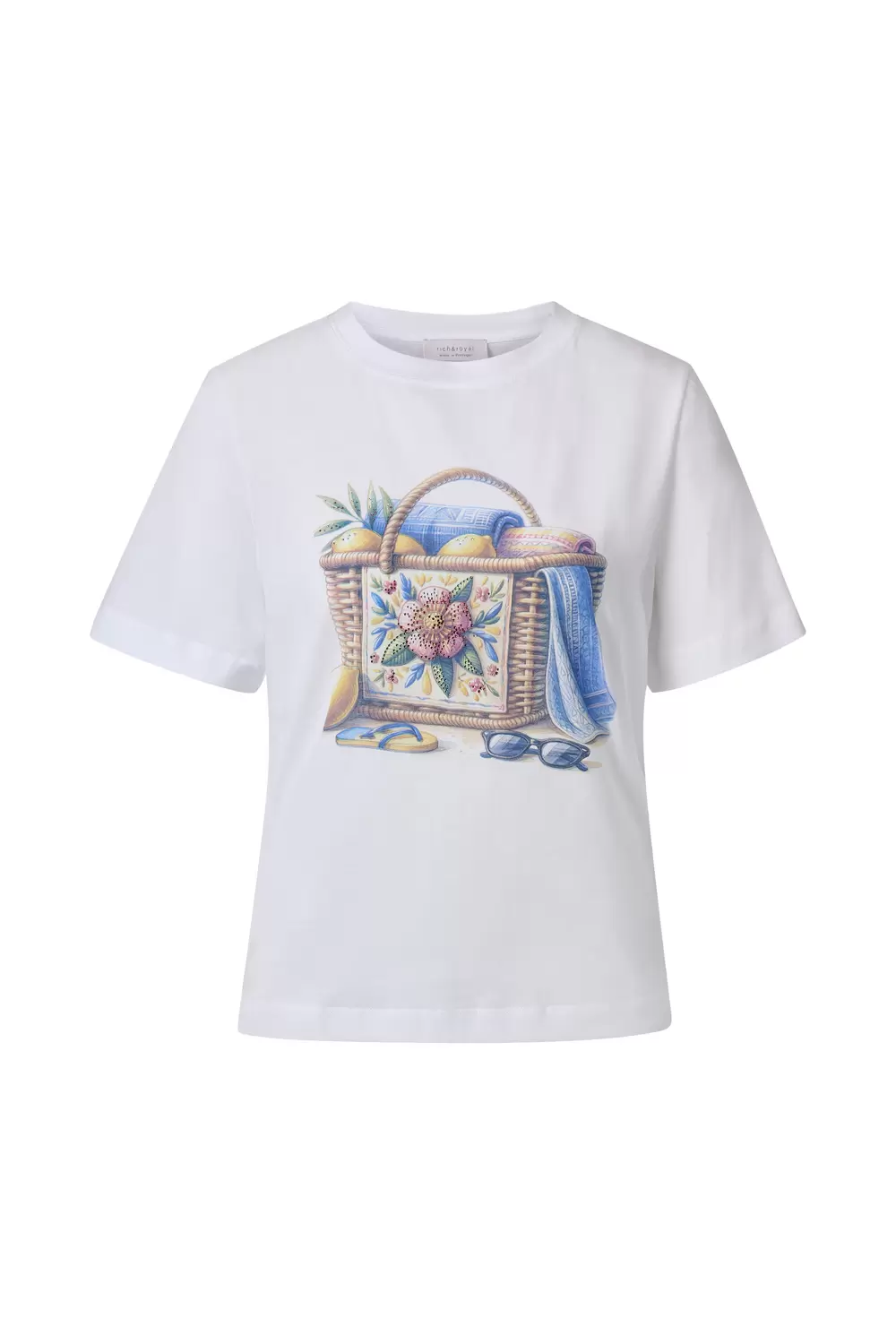 Elegant Fit T-hirt Beach Baket female