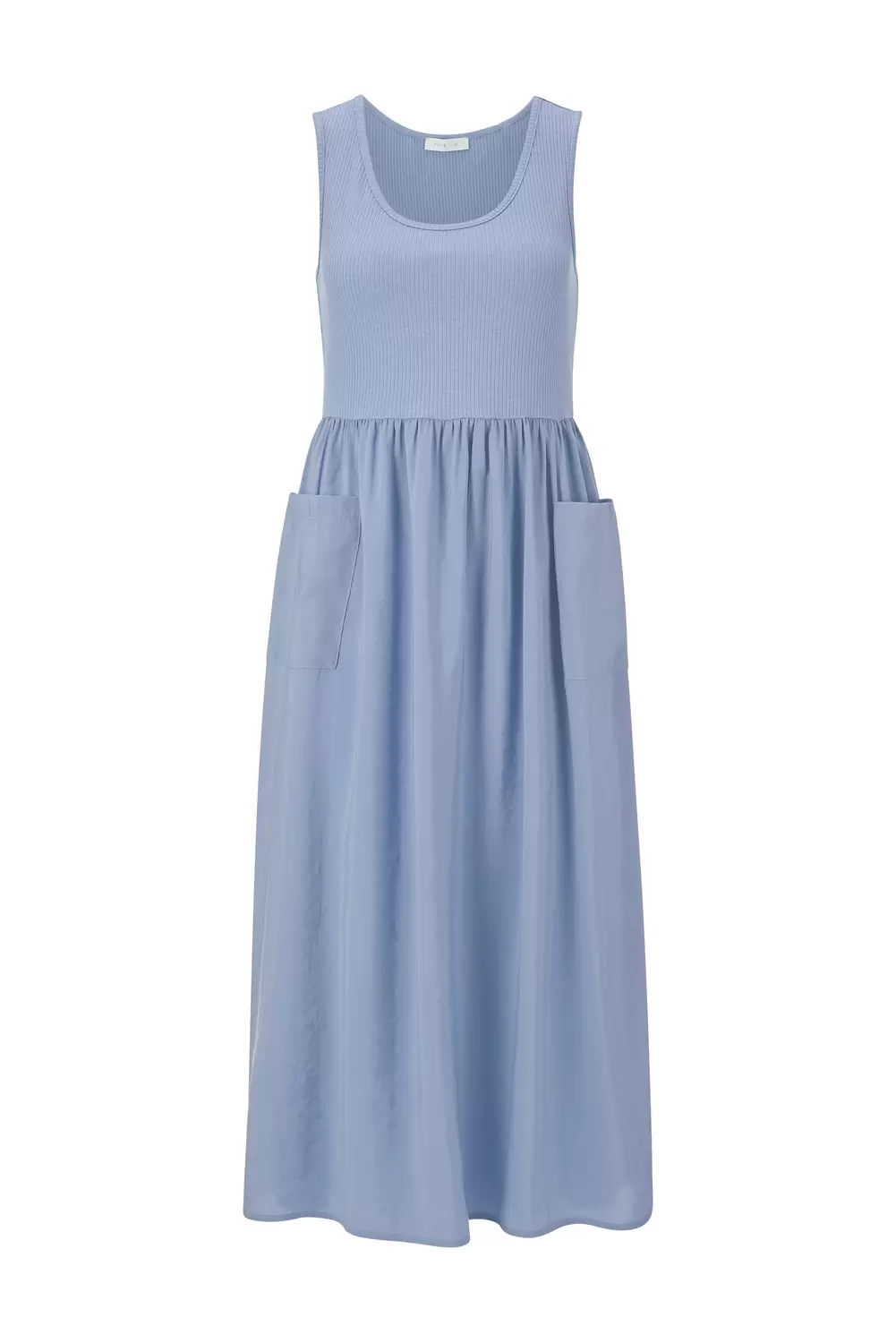 MatMix Dress with Volant Sleeves