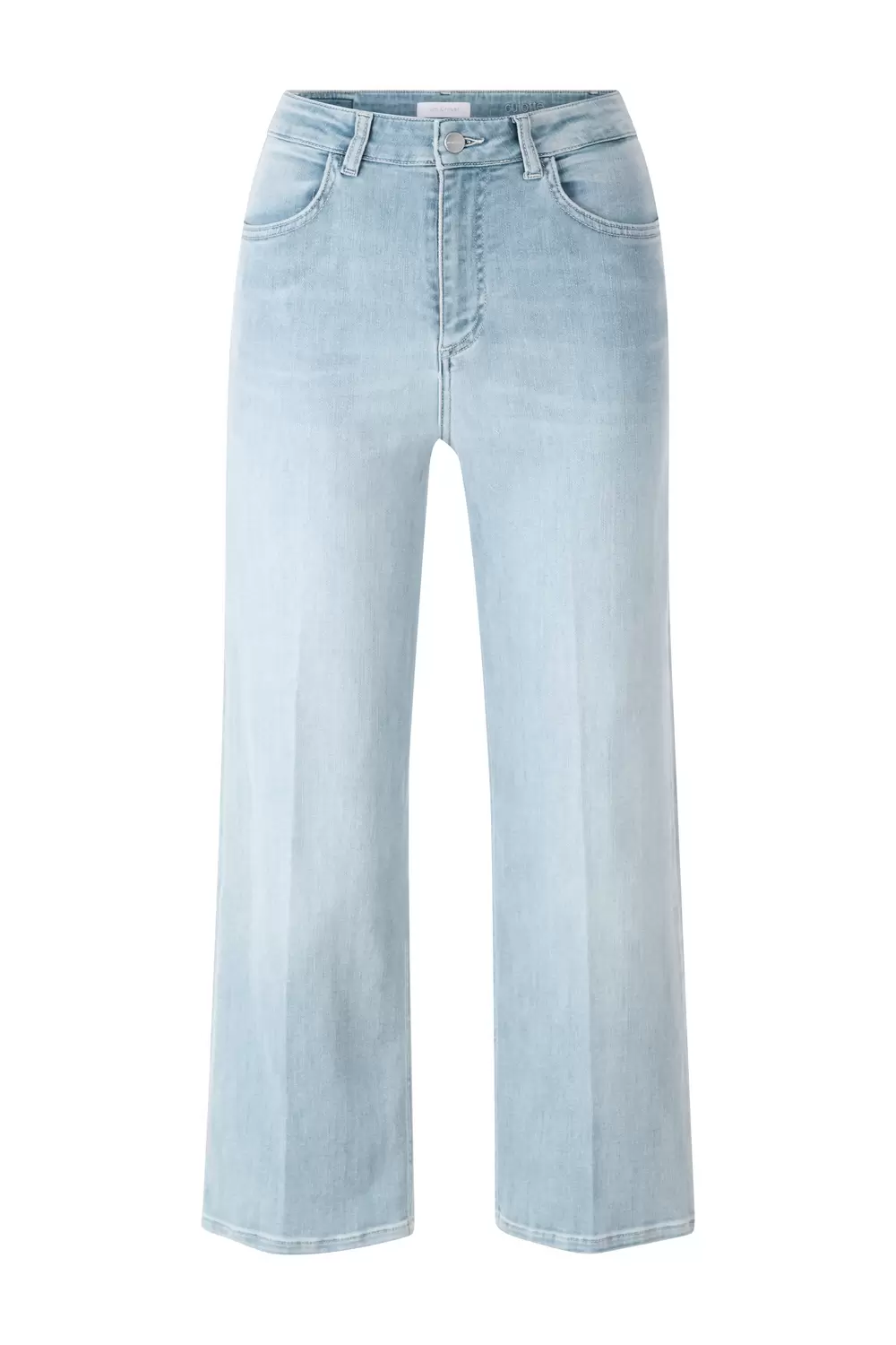 Culotte Light Blue Satin Denim female