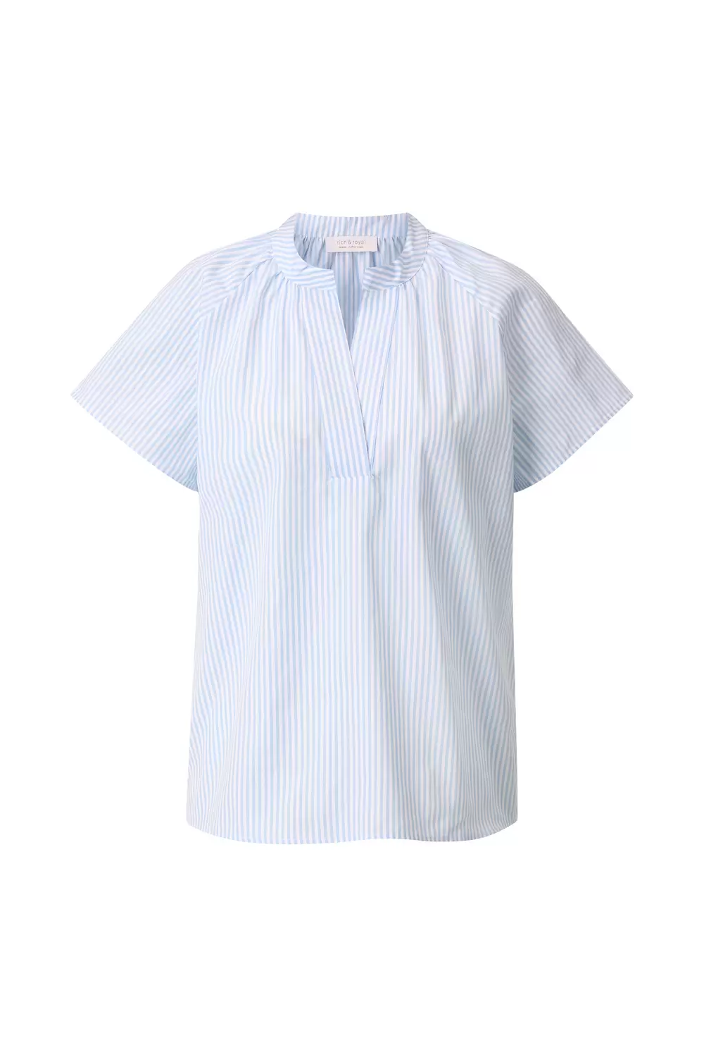 Cotton stripe blouse