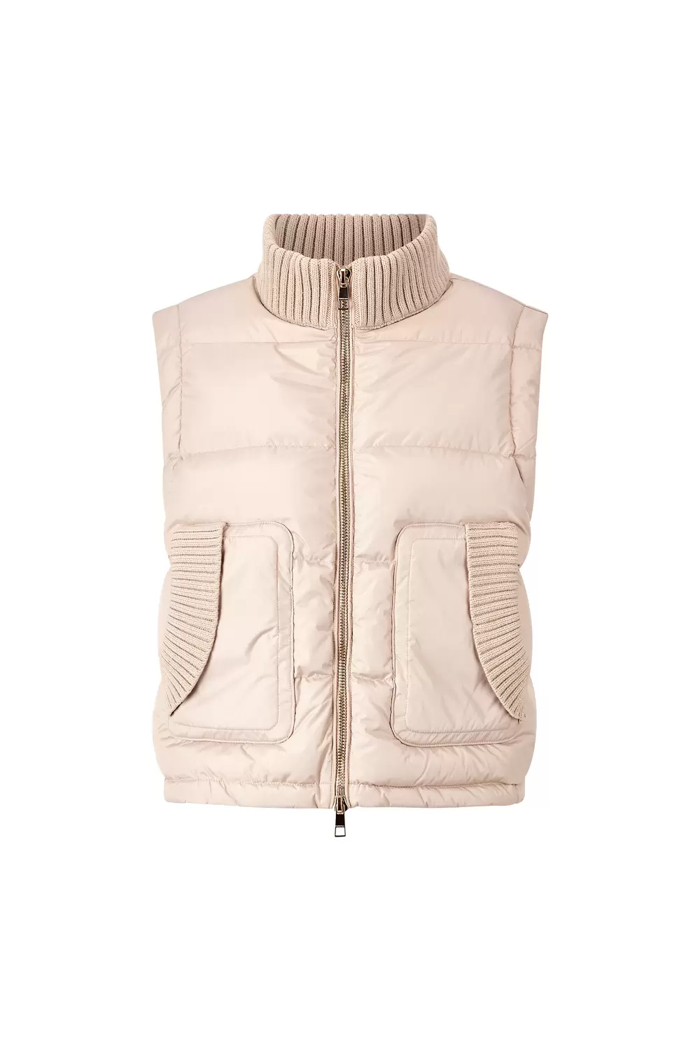 Short puffer waistcoat sustainable