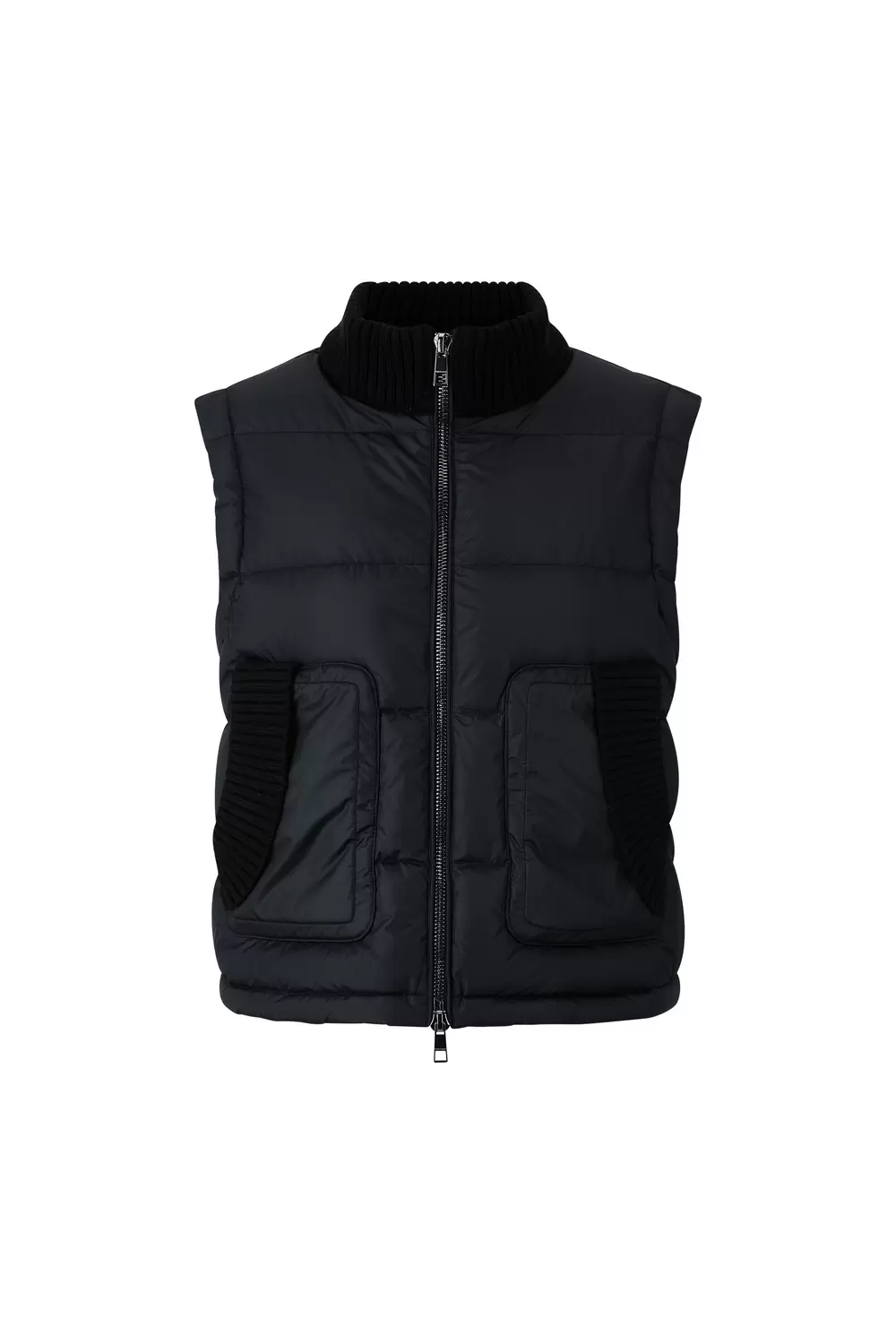 Short puffer waistcoat sustainable