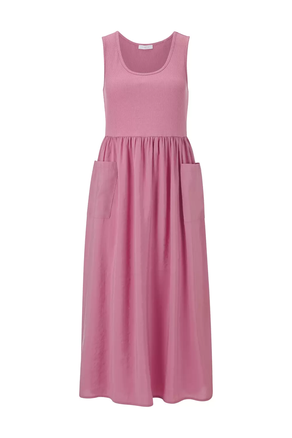MatMix Dress with Volant Sleeves