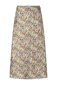 Printed Midi Skirt
