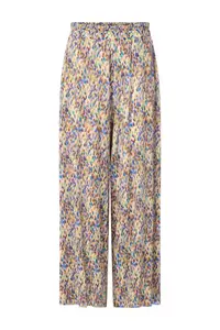Printed Crinkle Pants