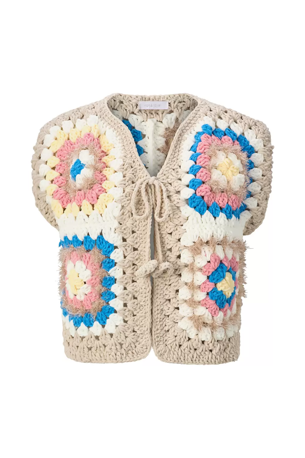 Crochet Chenille cardigan
