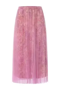 Tulle plissee skirt