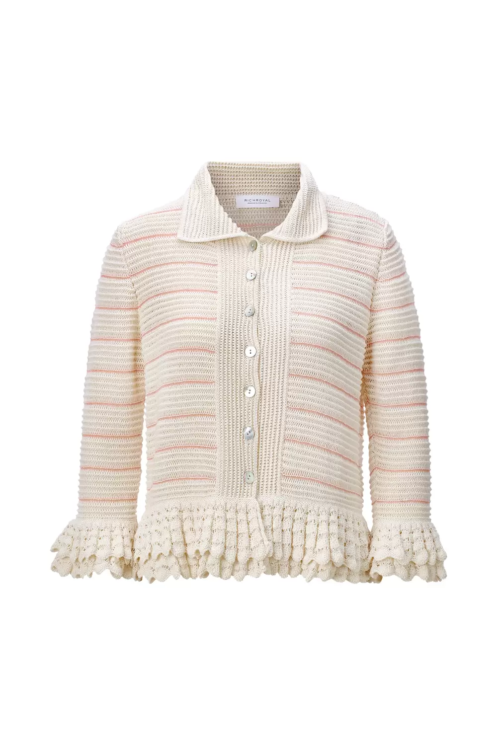 Cardi with Crochet Details