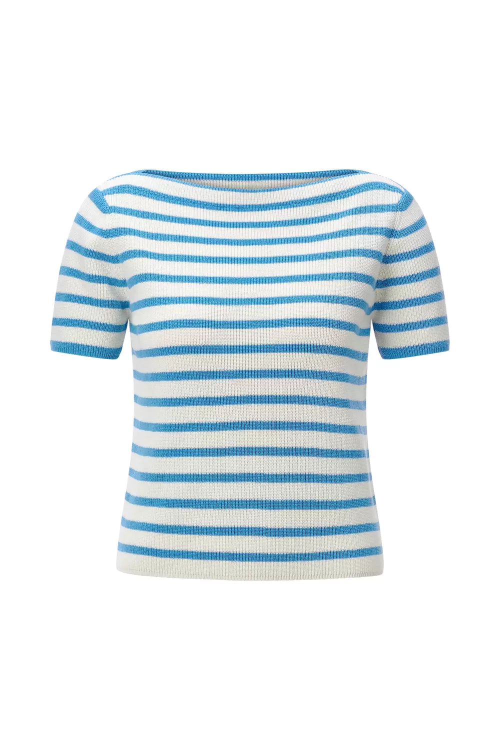 Boat NK SH SLVS Stripe SW female