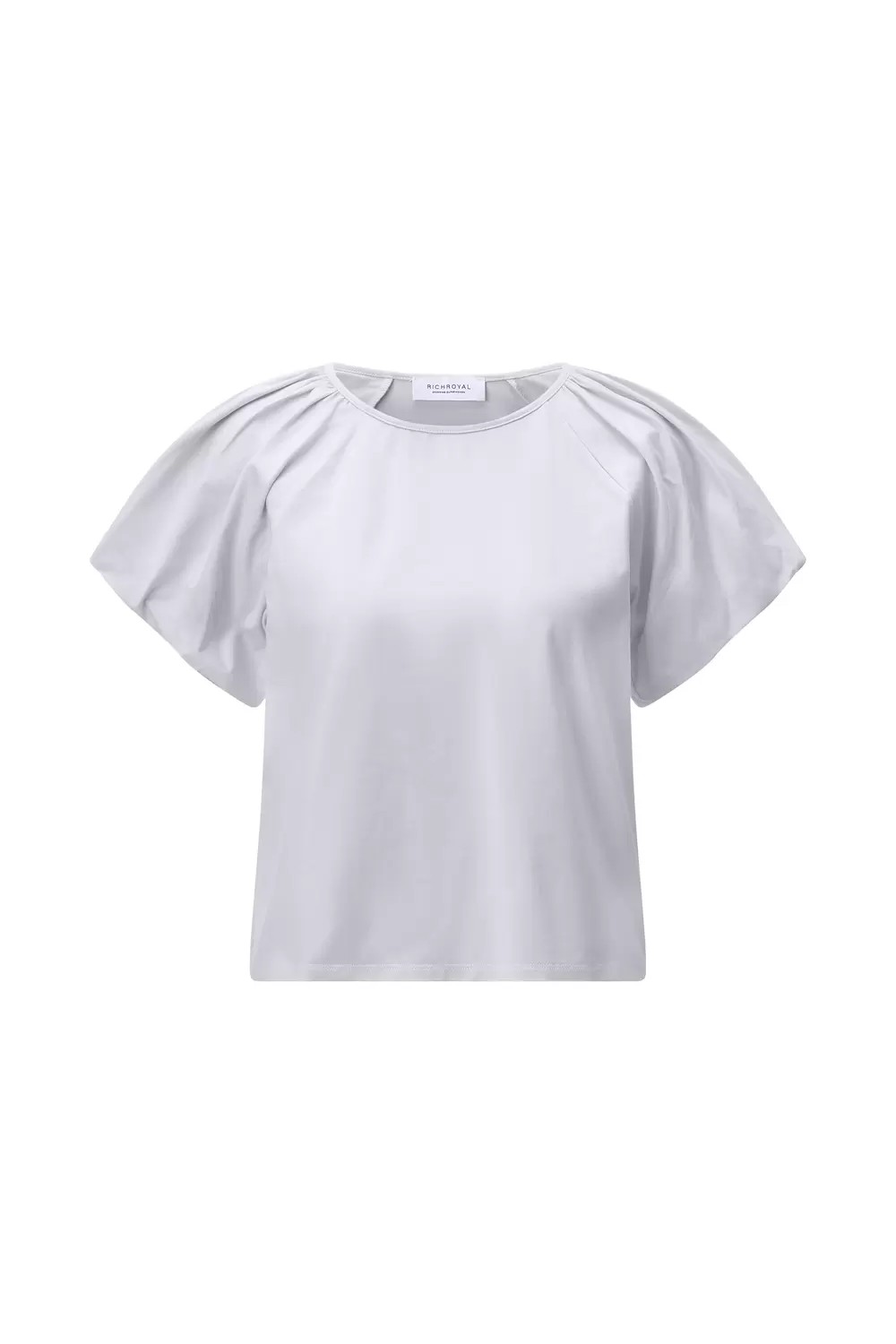 T-Shirt with Balloon Sleeves female