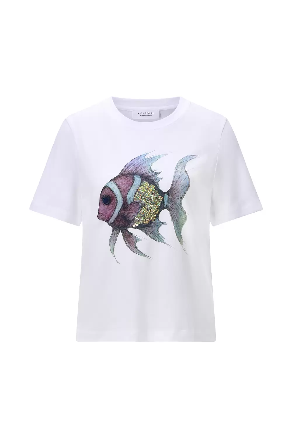 Elegant Fit T-Shirt Fish female