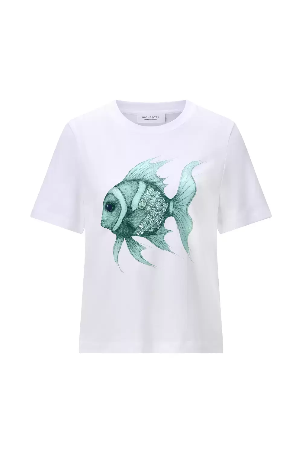 Elegant Fit T-Shirt Fish female