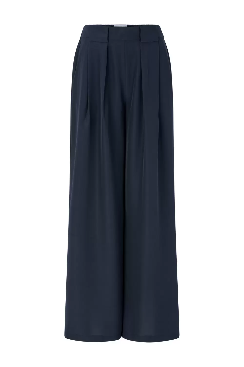 Wide pants with pleats female