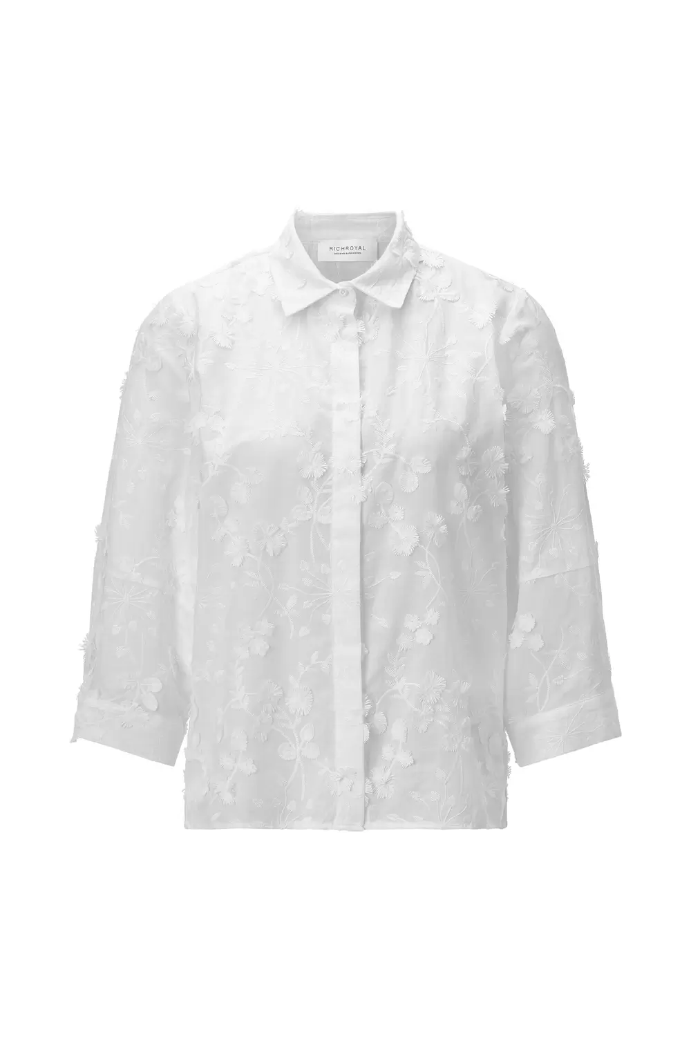 Blouse with Allover Flower female