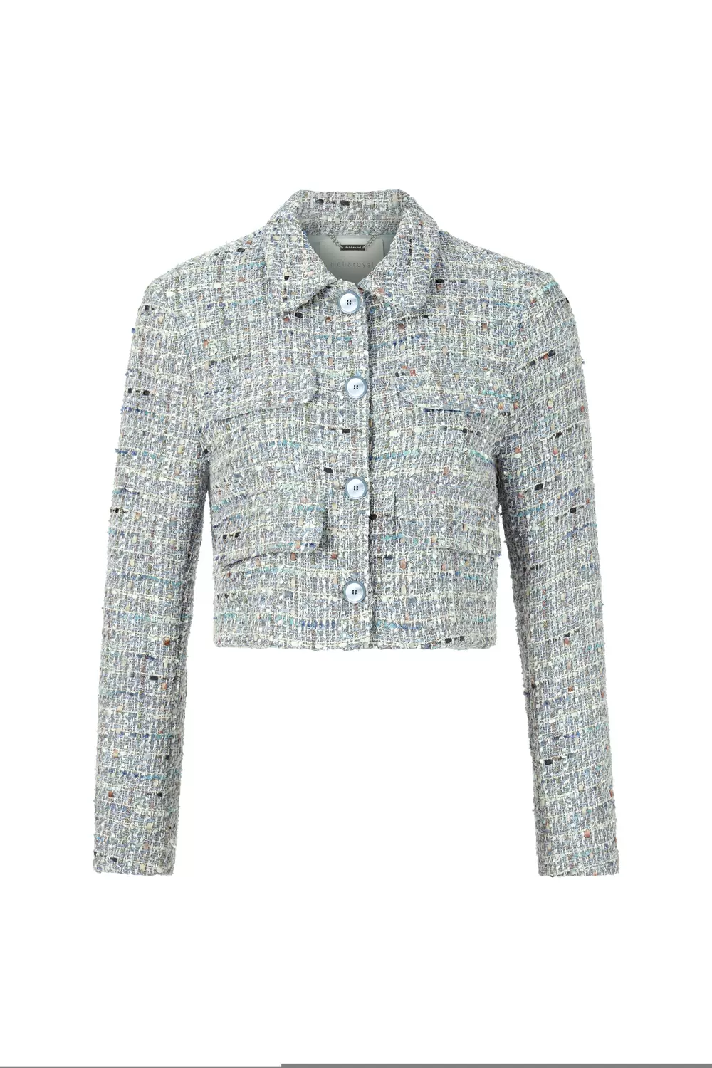 Cropped boucle jacket female