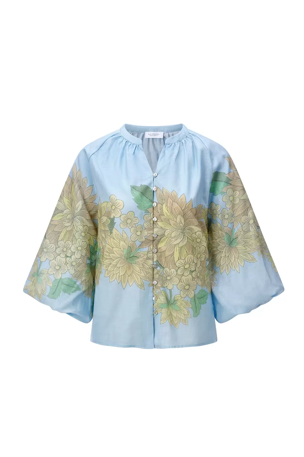 Blouse with place print female