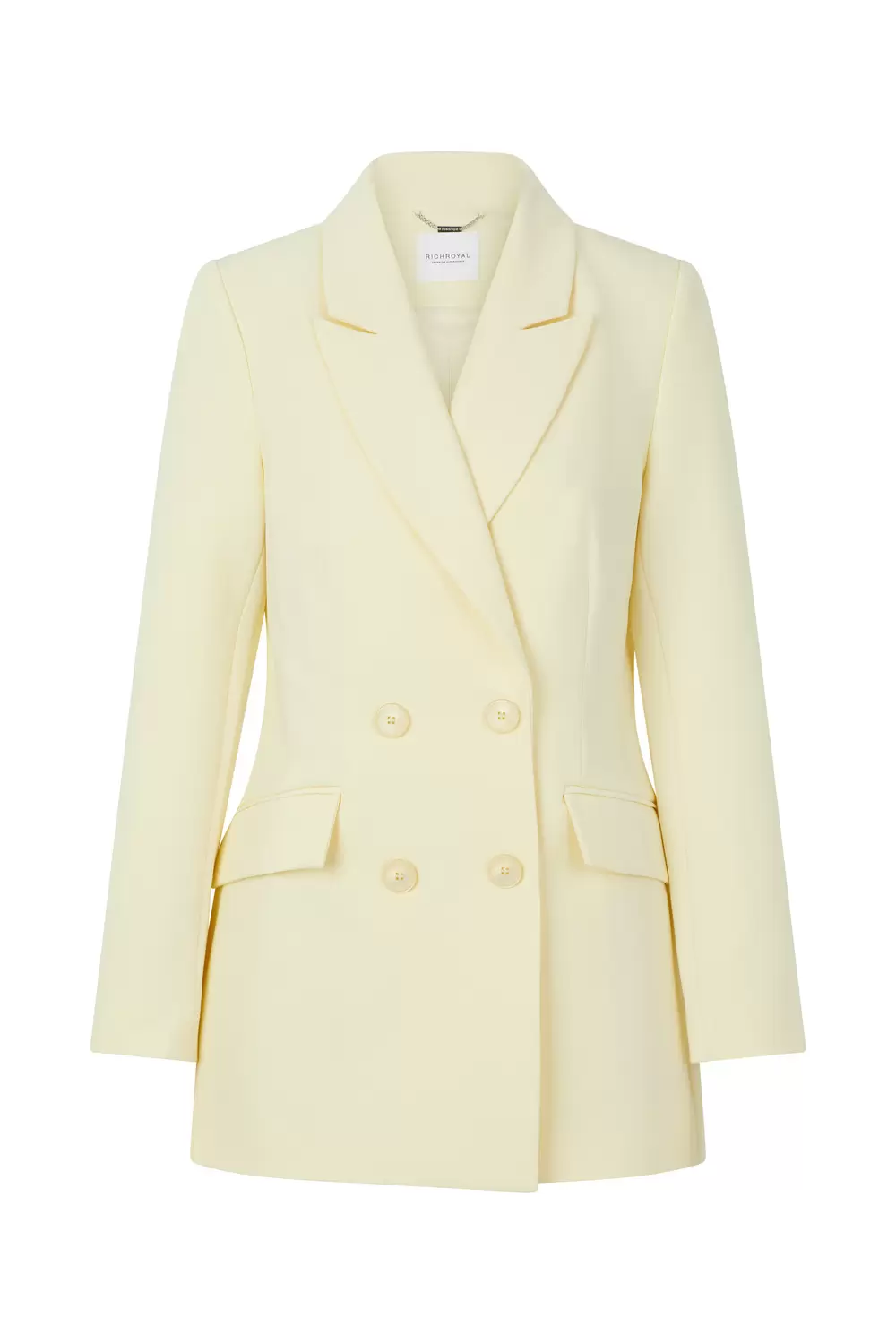Fitted blazer double breasted female