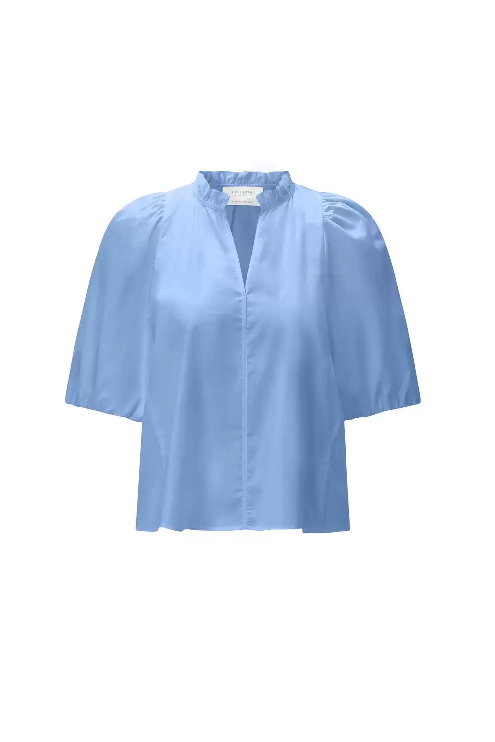 Cotton Ruffle Blouse female