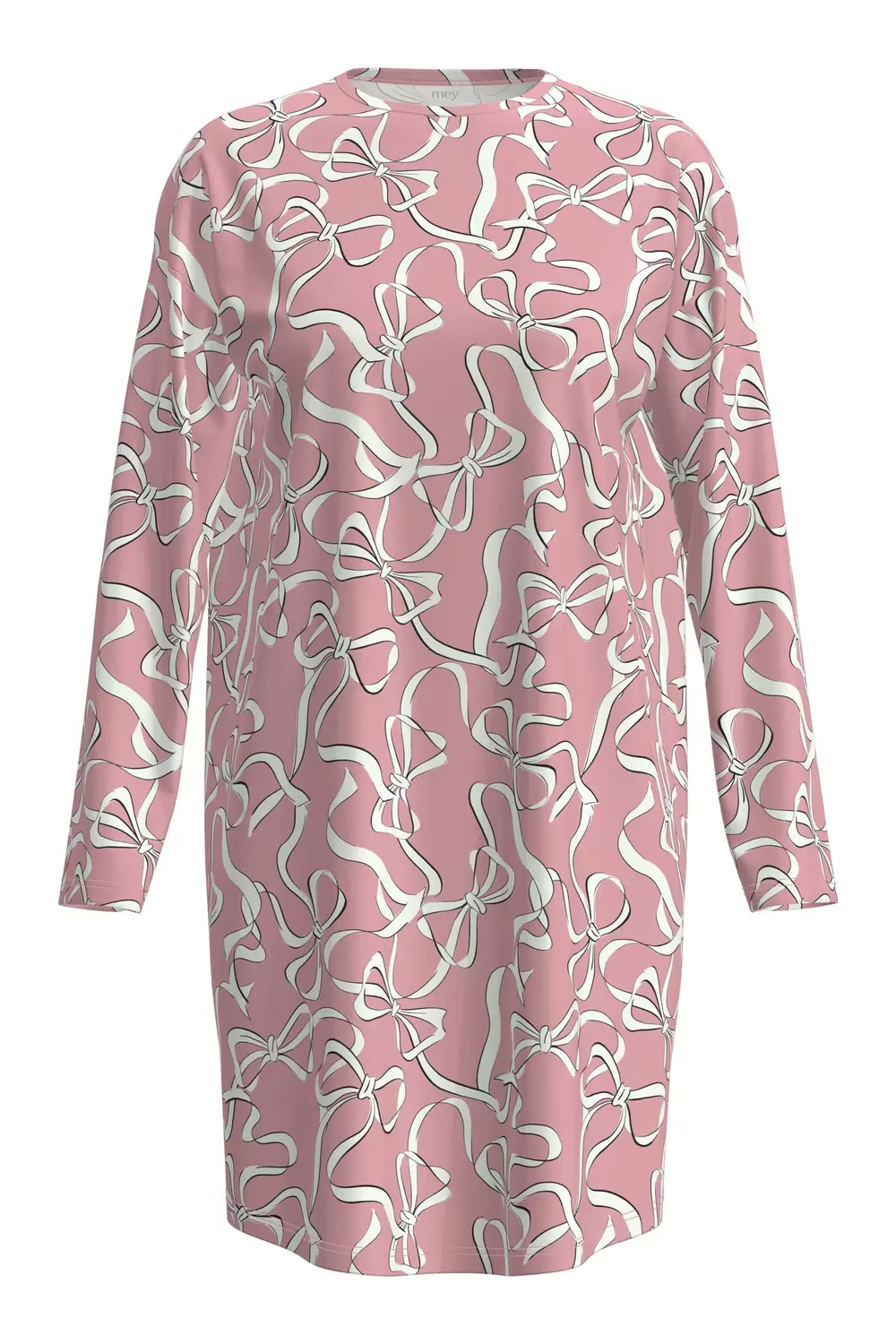 Nachthemd langarm - 1114/bridal rose