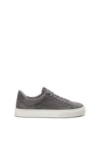 Sneaker aus Veloursleder in Light Graphit
