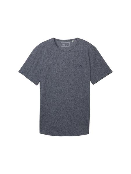 open edge melange t-shirt