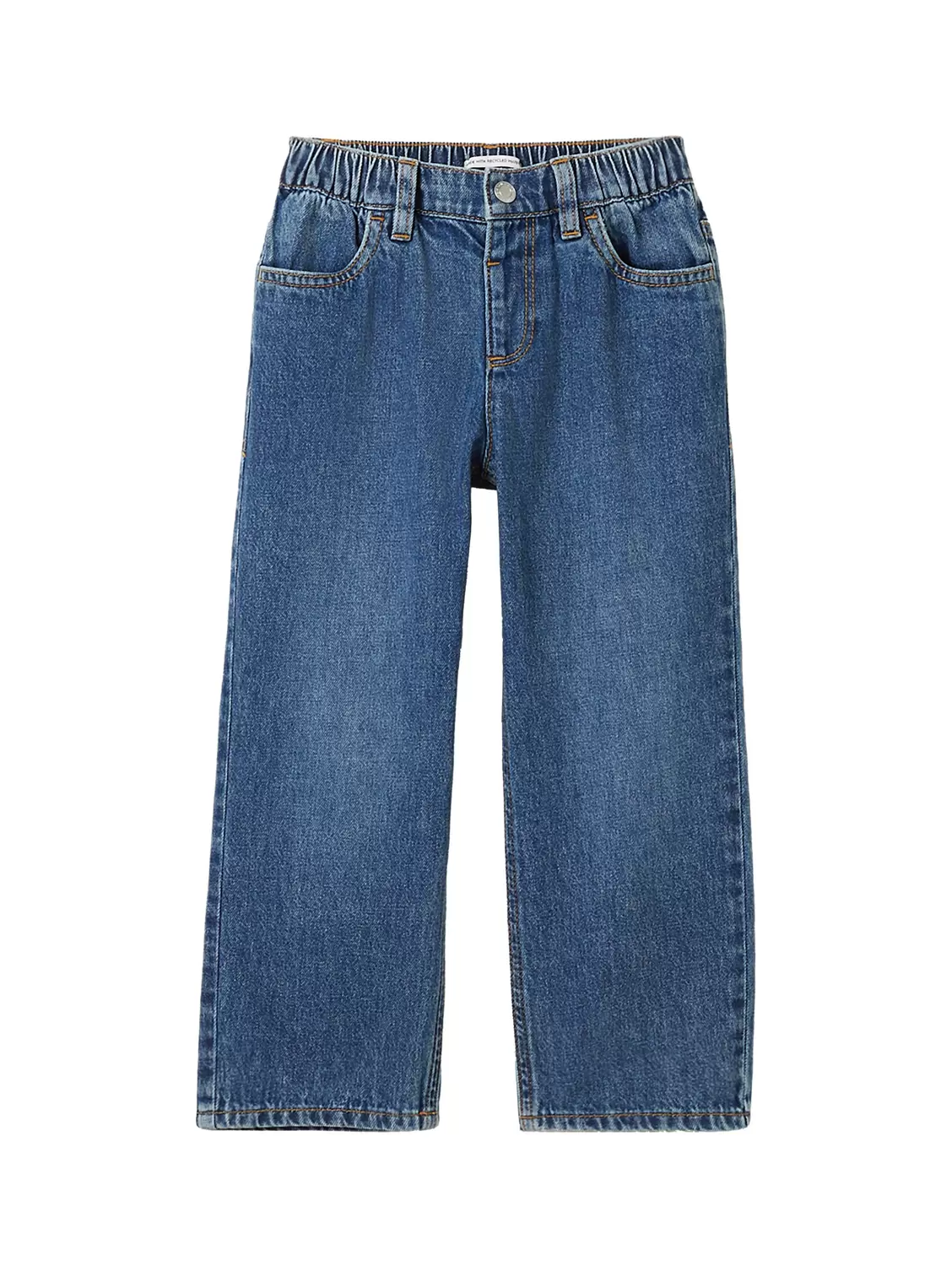 Baggy Jeans mit recycelter Baumwolle