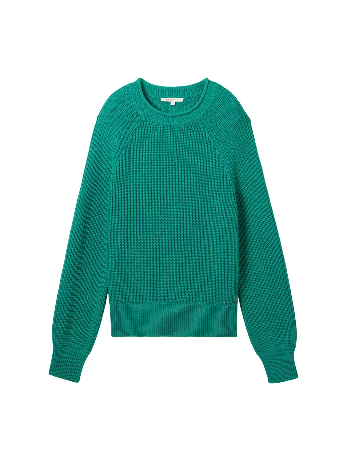 crew neck pullover - 35914/jade green