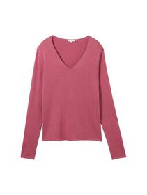 Pullover mit V-Ausschnitt