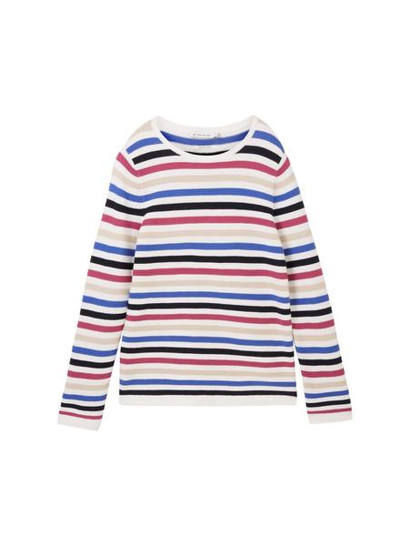 sweater new ottoman - 36208/colorful knit stripe d