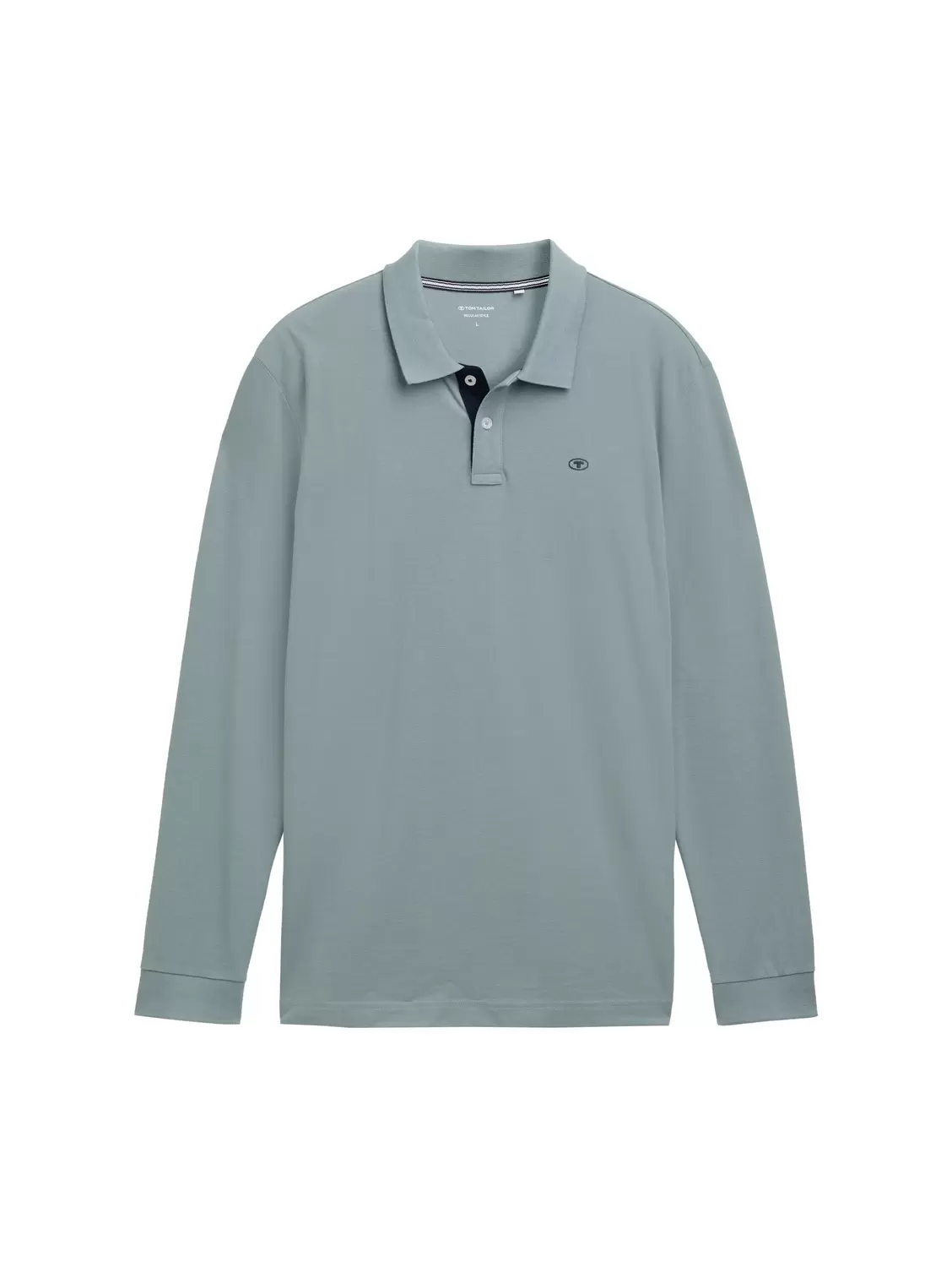 Langärmliges Piqué Poloshirt