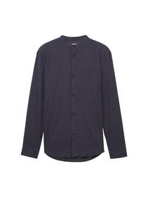structured shirt - 36057/navy herringbone structur