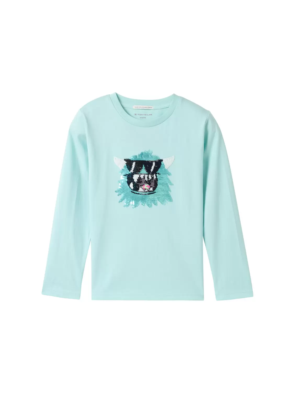 Langarmshirt mit Wendepailletten