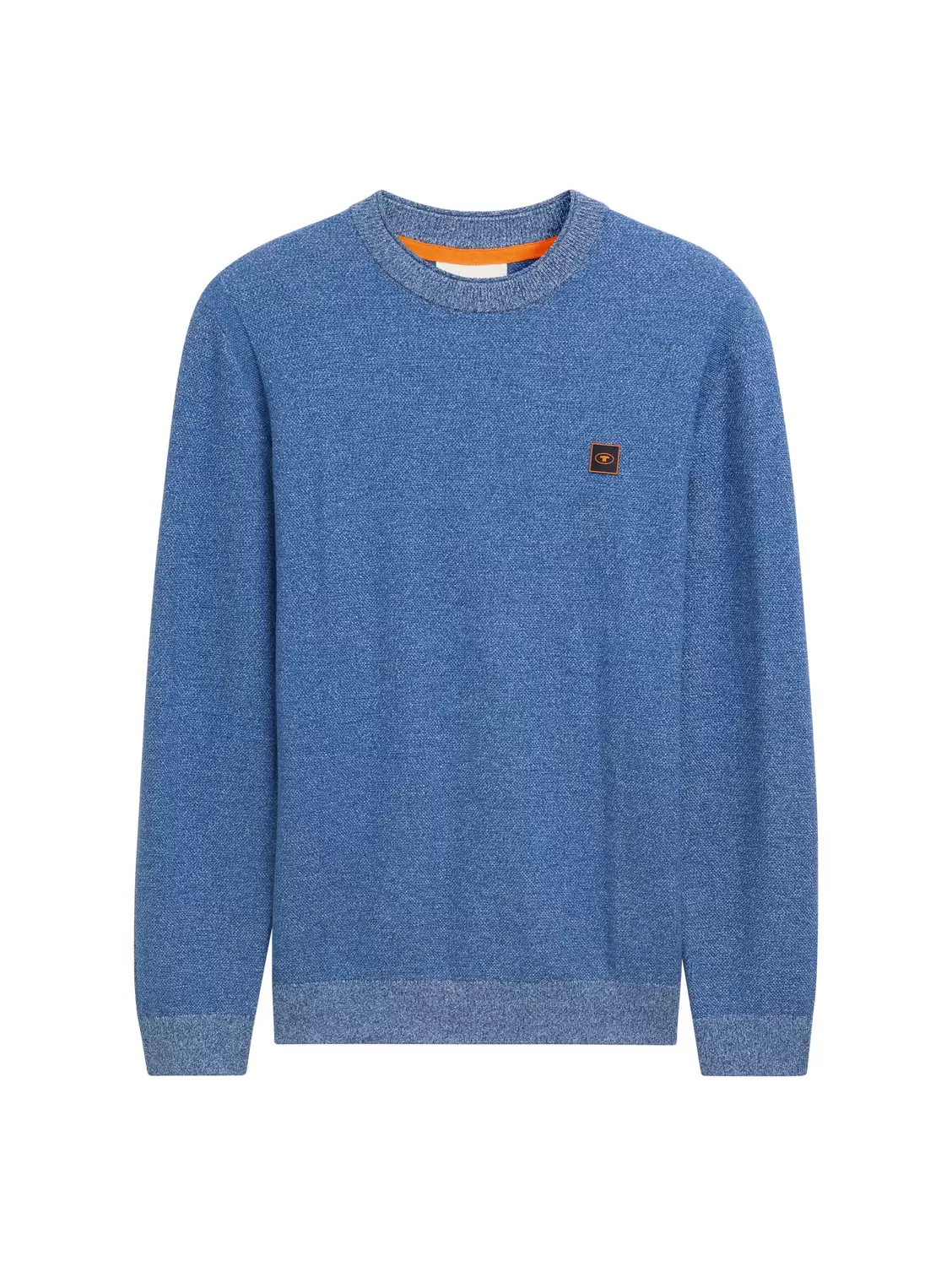 Strickpullover mit Logo-Badge