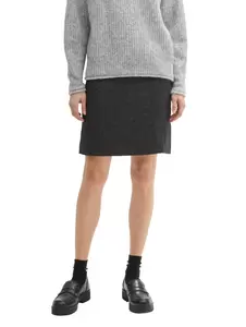 High Waist Rock mit Struktur
