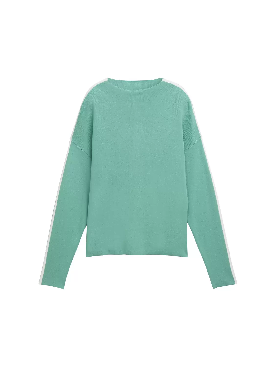 Relaxed Fit Strickpullover mit Stehkragen