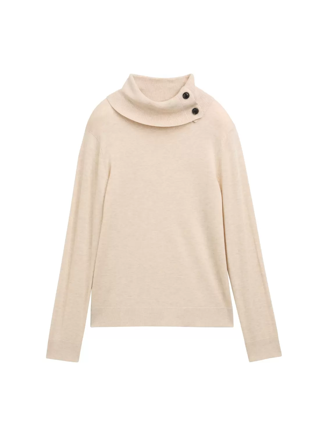 pullover with button detail