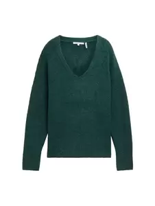 Relaxed Strickpullover mit V-Ausschnitt