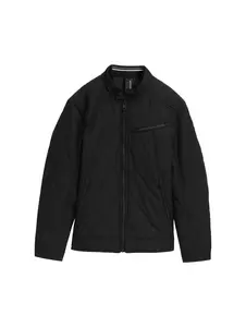 Bikerjacke aus Kunstleder