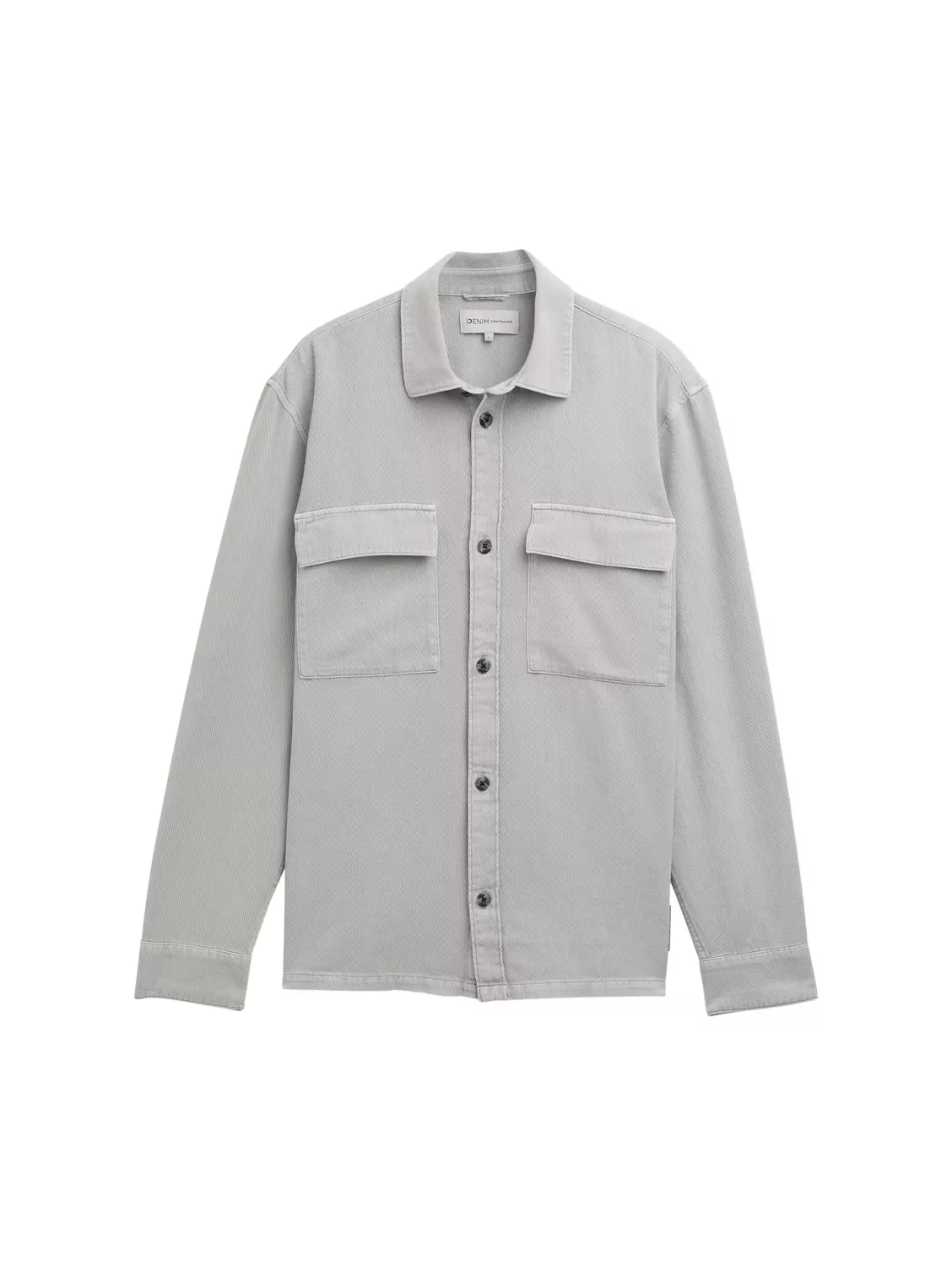 Twill Overshirt aus Baumwolle
