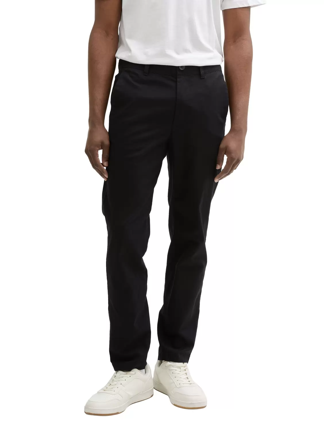 Relaxed Tapered Hose mit Leinenanteil