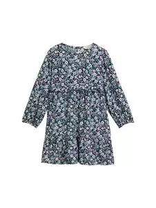 Mini-Kleid mit Blumenmuster