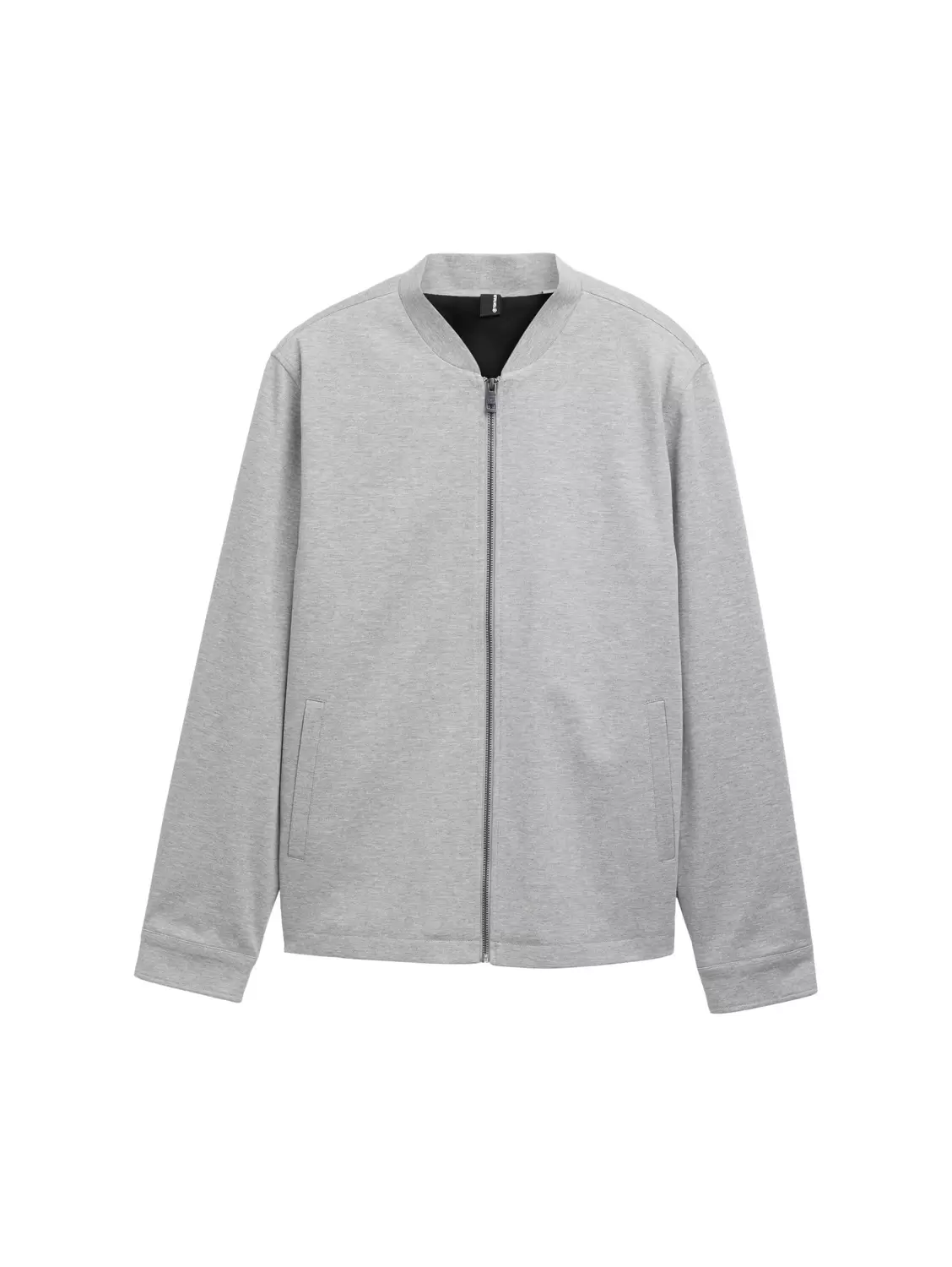 Piqué Blouson Jacke mit Bomberkragen