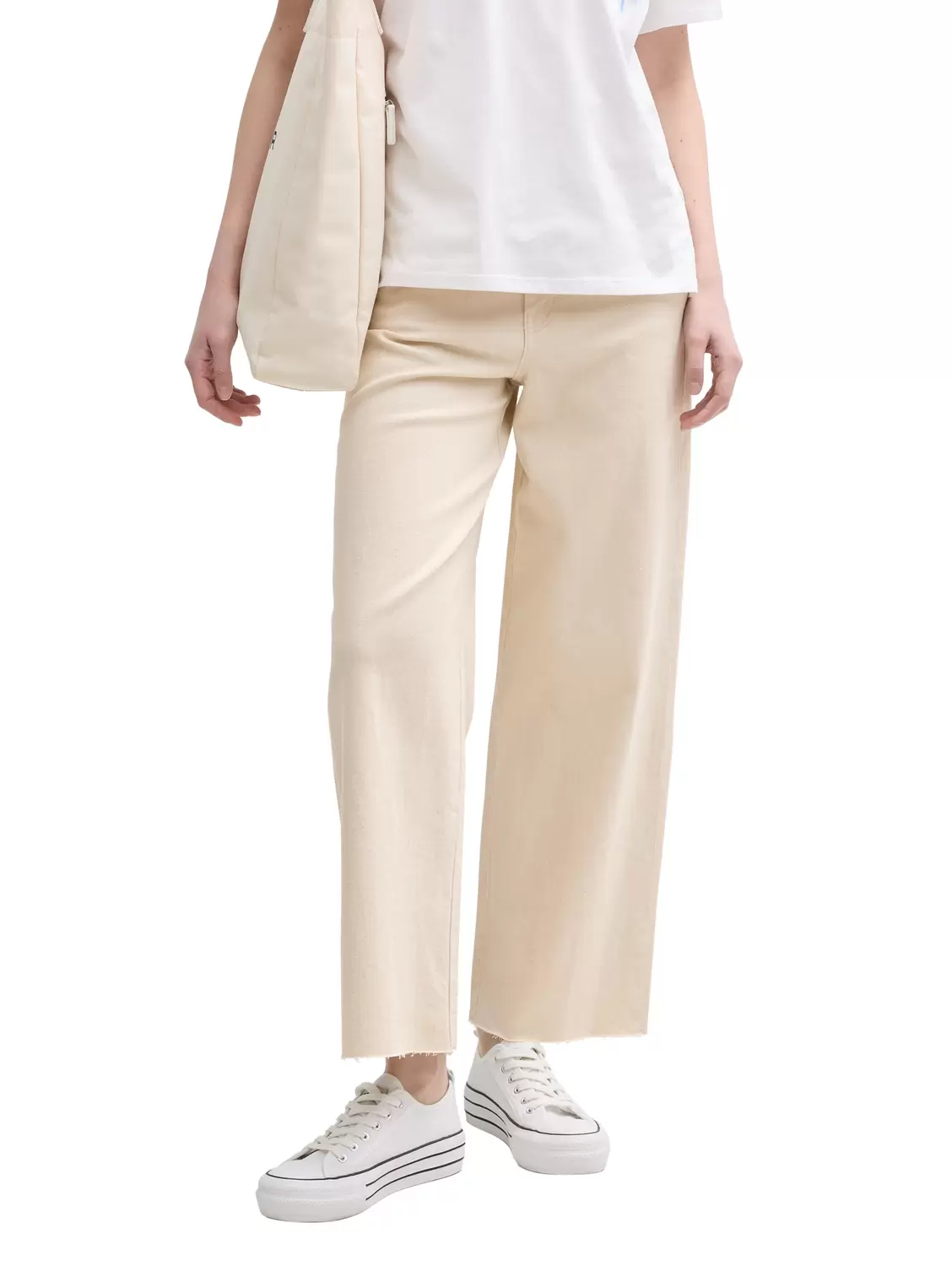 High Waist Culotte Jeans
