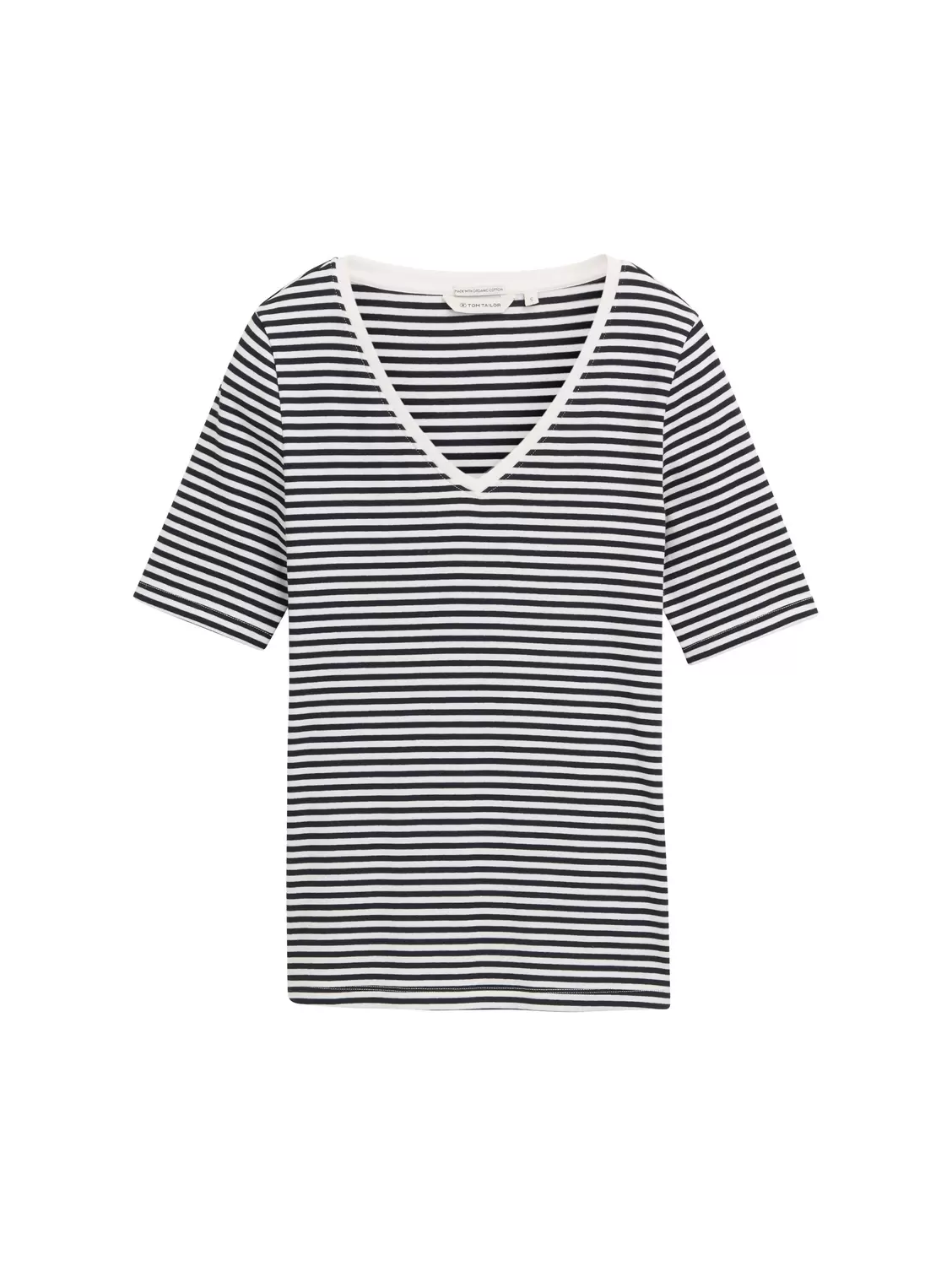 T-Shirt mit V-Ausschnitt