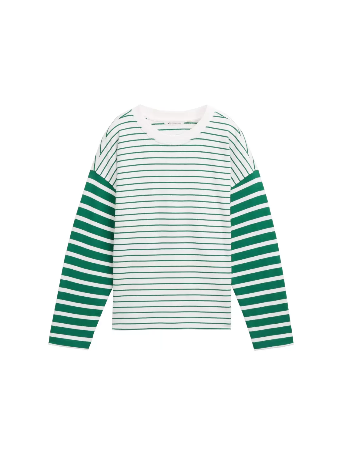 Loose Fit Sweatshirt mit Streifenmuster