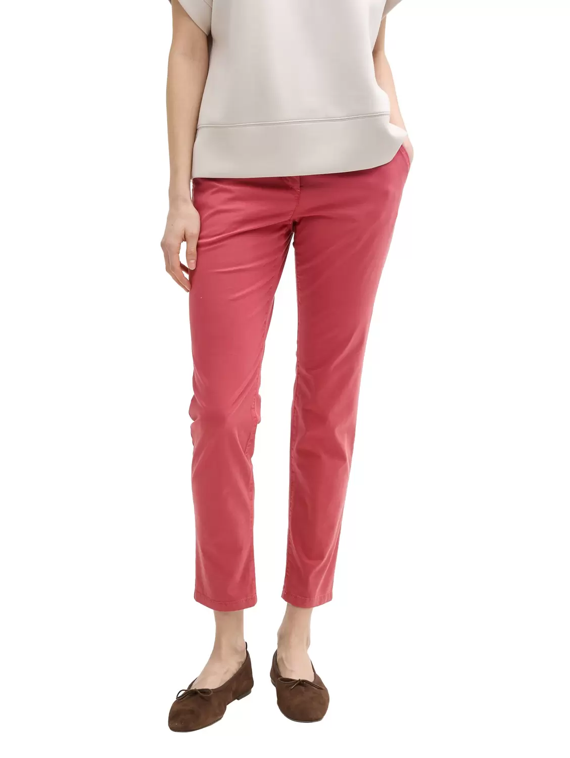 Tom Tailor chino slim - 11016/Berry Red