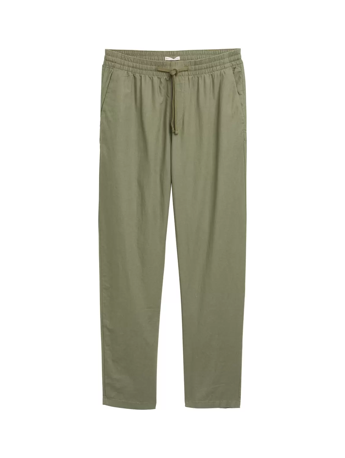loose linen beach pants - 10905/tree moss green