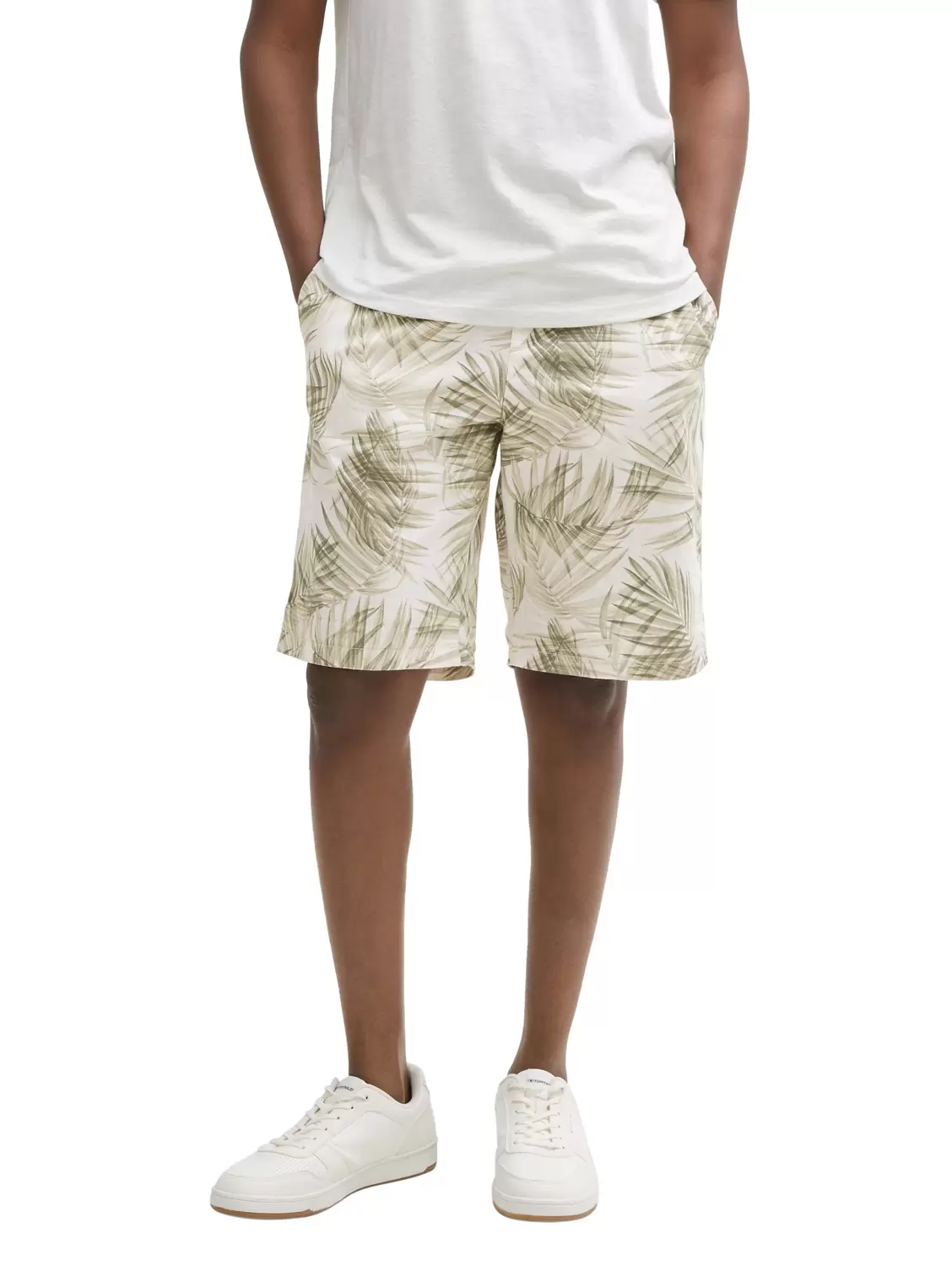 relaxed linen beach shorts